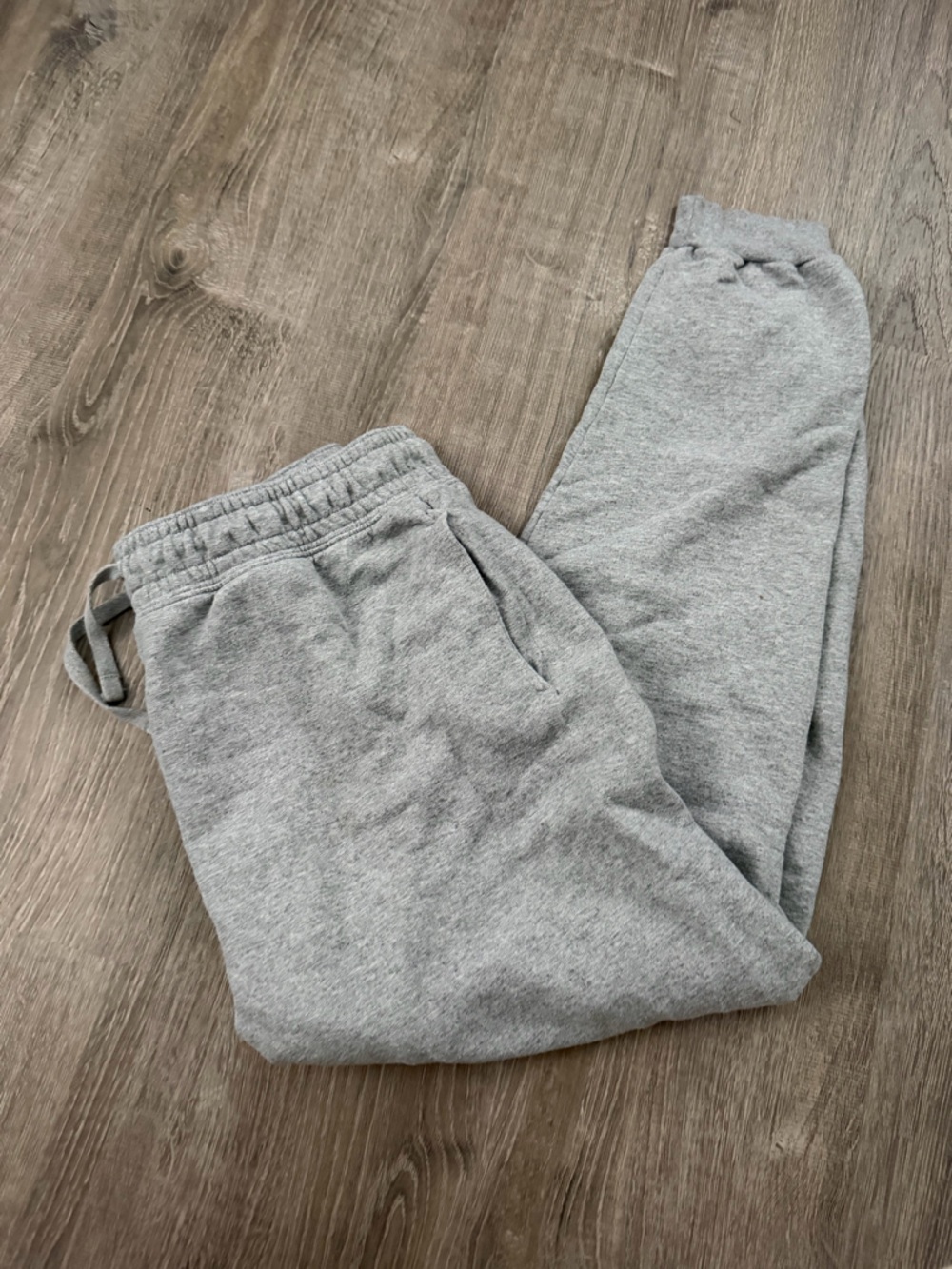 Gray Hanes Mens Joggers
